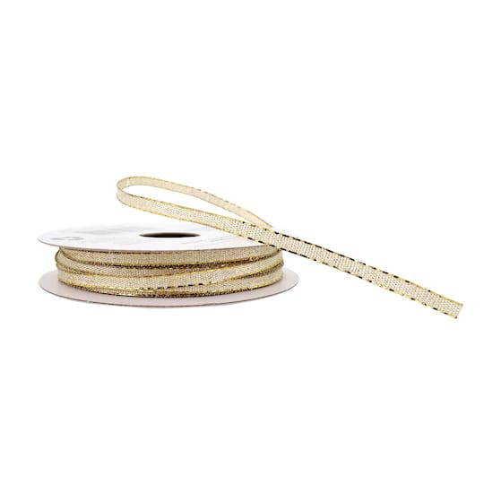 8" x 5yd. Metallic Sheer Wired Ribbon by Celebrate It